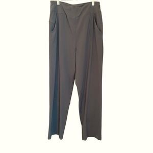 Free Fly Breeze Flats Pant Womens Size M Gray-Blue Hiking Travel Athleisure